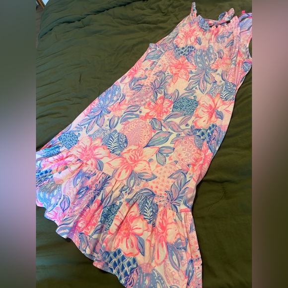 EUC Lilly Pulitzer swing dress I think print is snappy turtle 🐢 🩷 - Picture 3 of 6